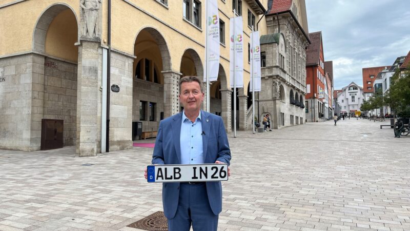Albstadts OB träumt vom eigenen Autokennzeichen „ALB“