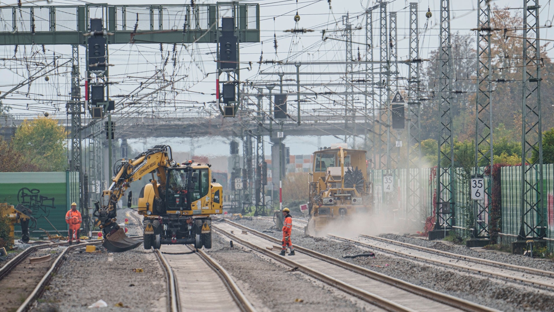 Bahn-Großbaustellen: Wann und wo Bahnstrecken in Baden-Württemberg und Rheinland-Pfalz gesperrt sind