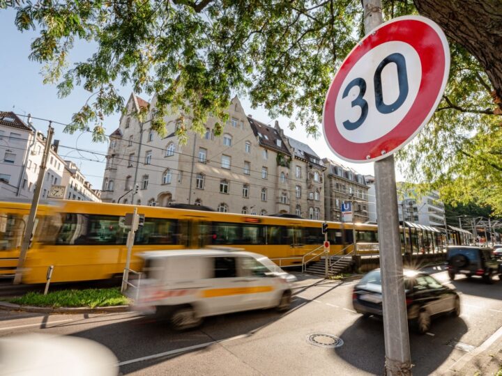 Am Olgaeck in Stuttgart gilt ab jetzt Tempo 30