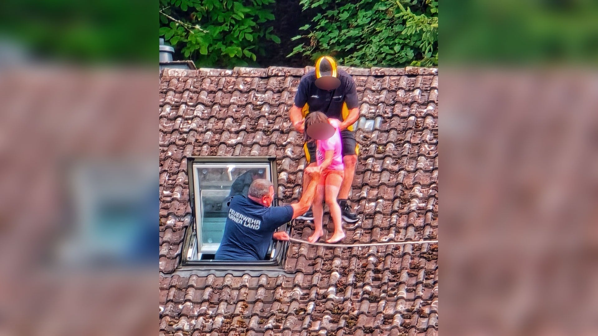 So lief die dramatische Rettung der Kinder vom Dach in Kirn