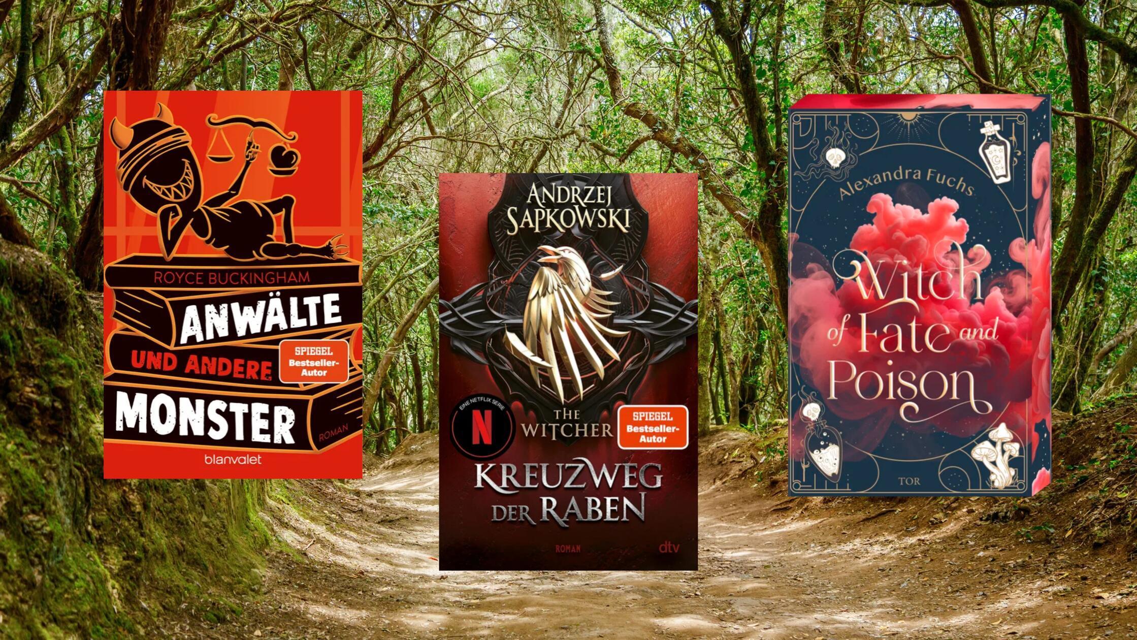 Monster-Jäger, Monster-Anwalt und Monster-Lover? Neue Bücher für Fantasy-Fans im September 2025