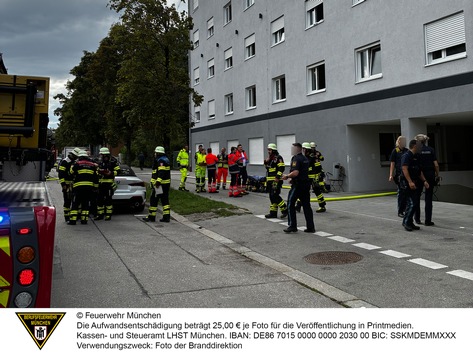 FW-M: Wochenendrückblick der Feuerwehr München für den 29. bis 31. August 2025