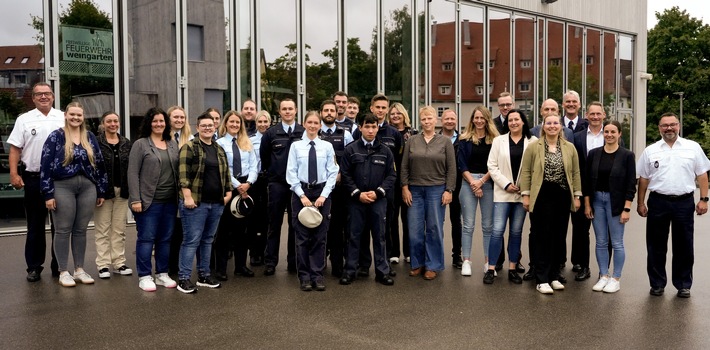 PP Ravensburg: Polizeipräsidium Ravensburg begrüßt 28 neue Kolleginnen und Kollegen