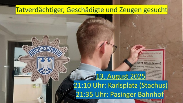 Bundespolizeidirektion München: Öffentlichkeitsfahndung mit Bildern – Vorsicht: Der Gesuchte könnte bewaffnet sein!