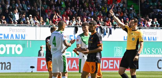 2. Fußball-Bundesliga: Fürther Noah König mit Rekord-Platzverweis nach 27 Sekunden
