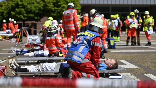 Blaulicht, Martinshorn und viele Verletzte – aber keine Sorge