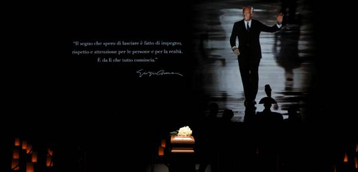 Giorgio Armani: Tausende Menschen erweisen dem verstorbenen Modeschöpfer in Mailand die letzte Ehre