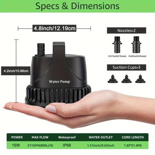 Tauchpumpe 15W – Bild 2