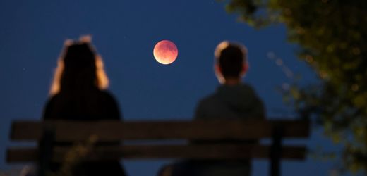 Totale Mondfinsternis: Die schönsten Fotos vom Blutmond