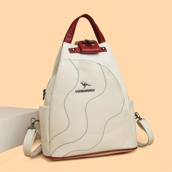 Stylischer Anti-Diebstahl Rucksack für Damen – Wandelbar als Sling-Bag – Bild 9