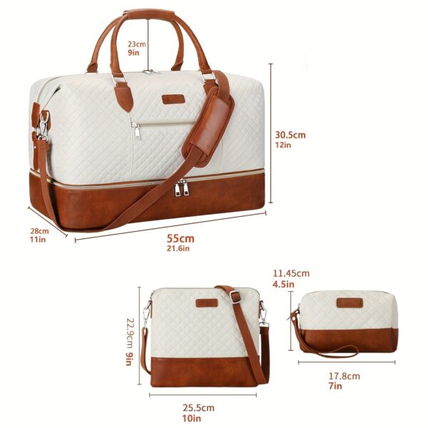 Sportliche Reisetasche im 3er-Set – Bild 3