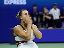 Erfolgreiche Titelverteidigung: Power-Tennis im Finale: Sabalenka gewinnt die US-Open