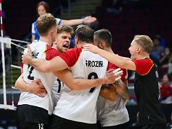Sie bleiben zum Siegen verdammt: Deutsche Volleyballer zittern sich überraschend durch die WM