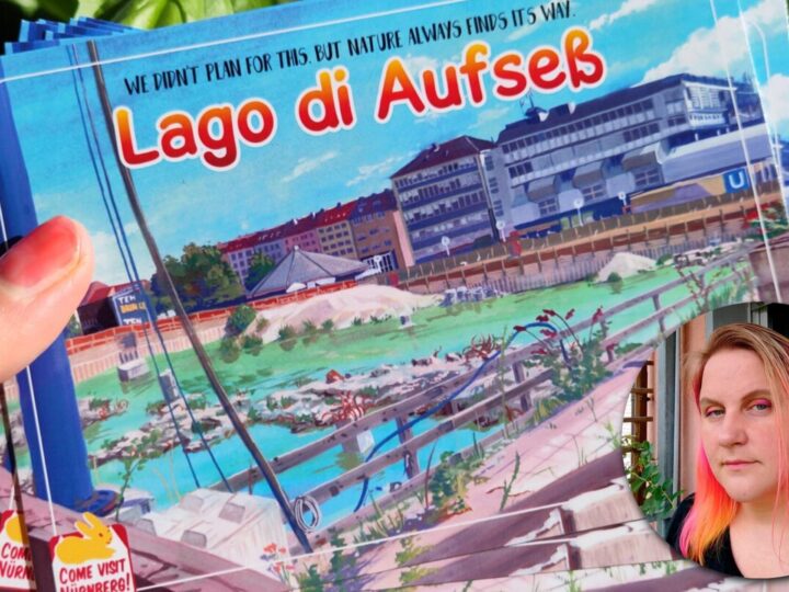 Künstlerin aus Nürnberg landet großen Erfolg: Postkarte vom „Lago di Aufseß“ wird zum Renner