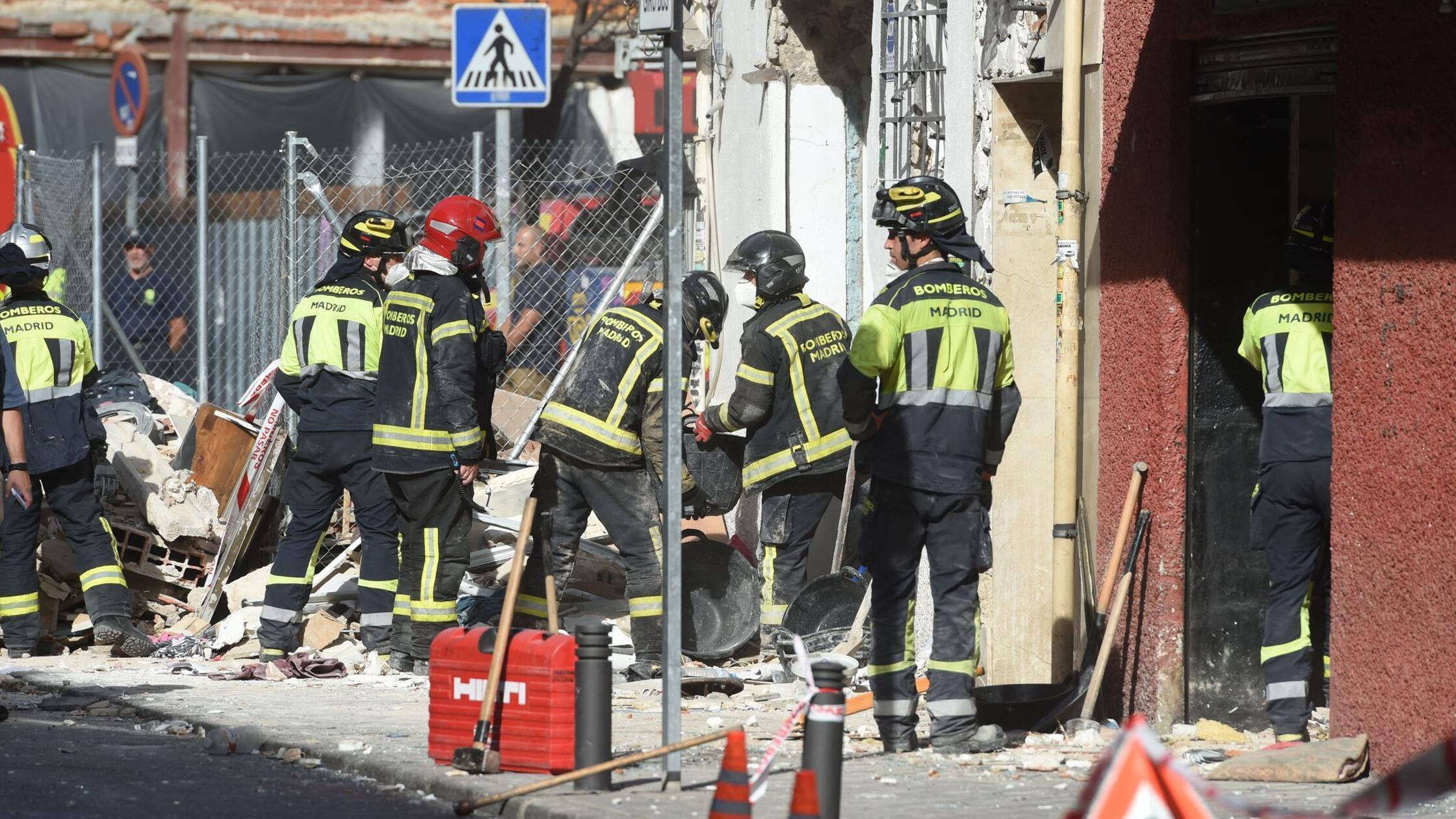 Madrid: Stunden nach Explosion Leiche im Keller gefunden