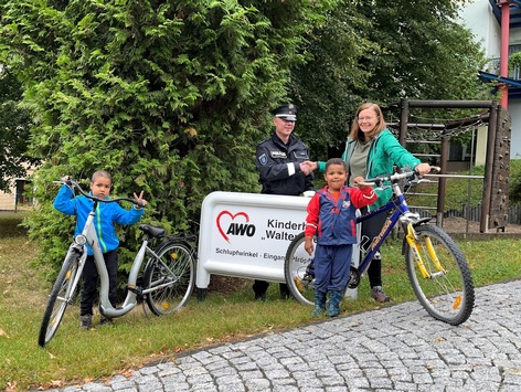LPI-G: Zwei Fahrräder finden ein neues Zuhause im Kinderheim Greiz