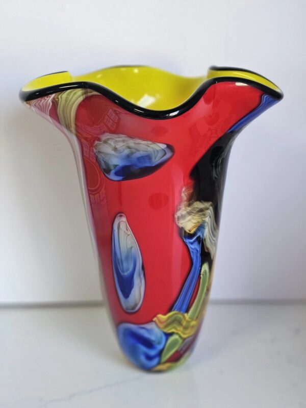 Große Murano Stil Glasvase | Art Deco – Bild 10