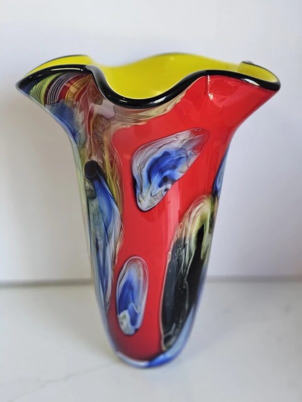 Große Murano Stil Glasvase | Art Deco – Bild 6