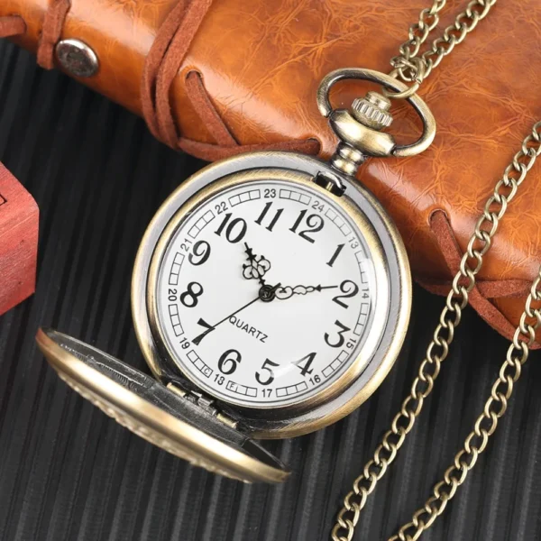 Vintage Taschenuhr-Kranich & Kiefer-Bronze-Full Hunter – Bild 13