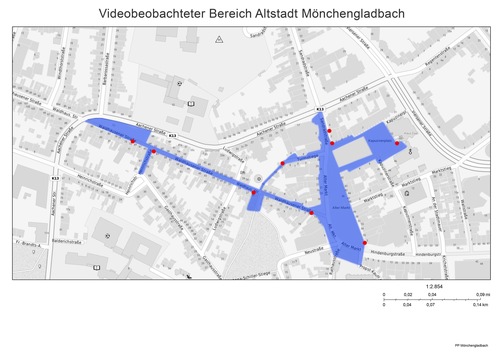 POL-MG: Videobeobachtung in der Mönchengladbacher Innenstadt erneut verlängert