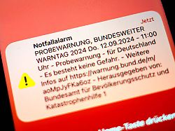 Morgen geht’s los: Alarm-Test: Warnt Sie Ihr Smartphone per Cell Broadcast?
