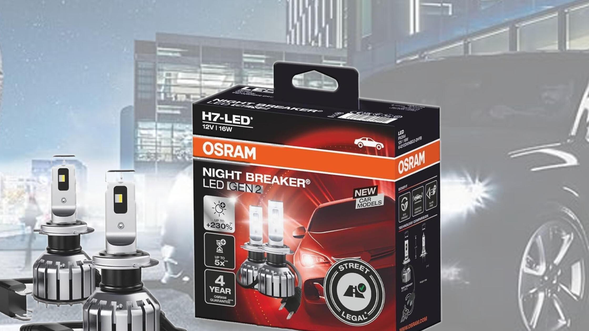 Superhell & megagünstig: LED-Scheinwerfer Osram Night Breaker Gen2 im Preiskampf mit Philips Ultinon