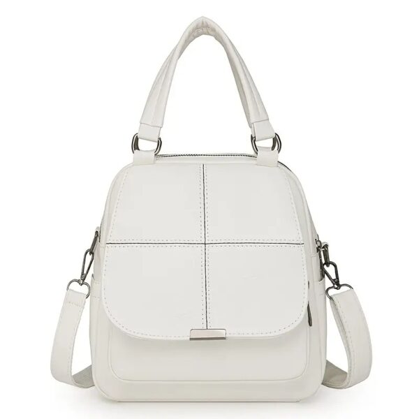 Wandelbarer Damen-Rucksack aus Kunstleder – Elegant als Tasche & Rucksack – Bild 2