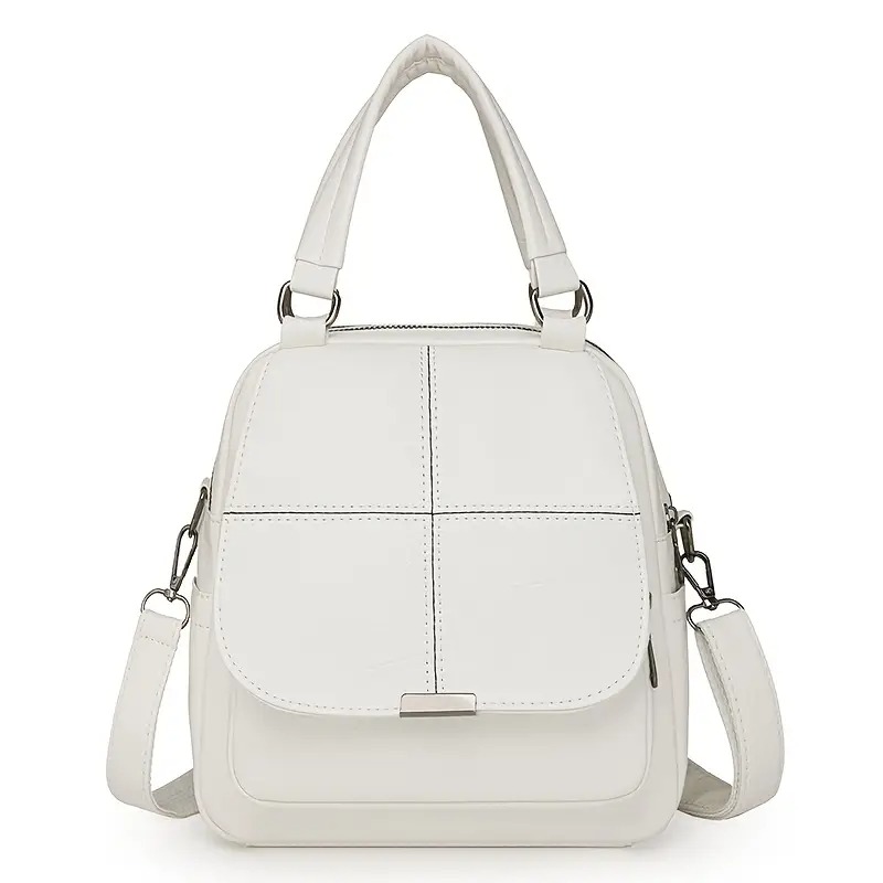 Wandelbarer Damen-Rucksack aus Kunstleder – Elegant als Tasche & Rucksack