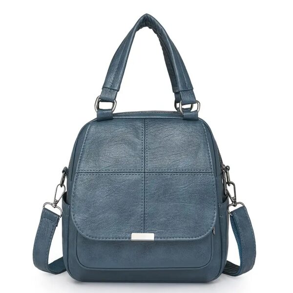Wandelbarer Damen-Rucksack aus Kunstleder – Elegant als Tasche & Rucksack – Bild 12