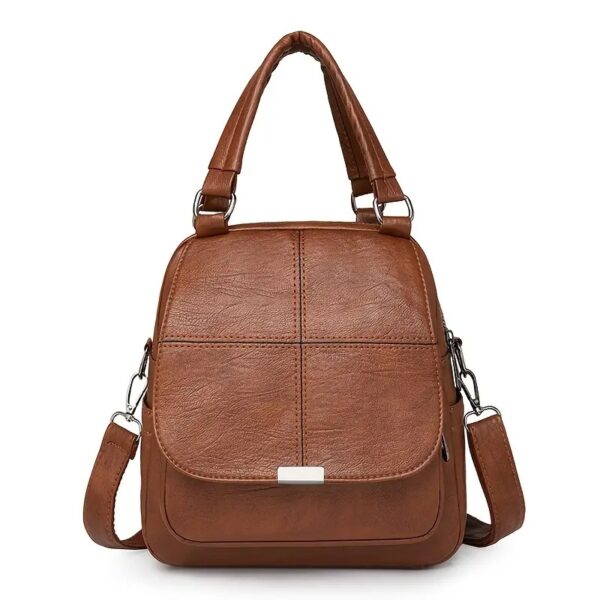 Wandelbarer Damen-Rucksack aus Kunstleder – Elegant als Tasche & Rucksack – Bild 13