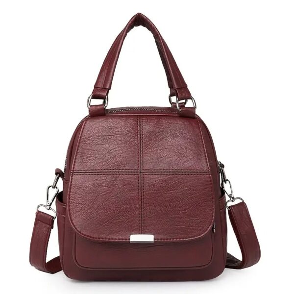 Wandelbarer Damen-Rucksack aus Kunstleder – Elegant als Tasche & Rucksack – Bild 14