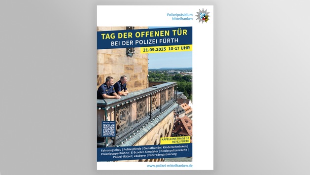 POL-MFR: (885) Tag der offenen Tür der Polizei Fürth – Einladung
