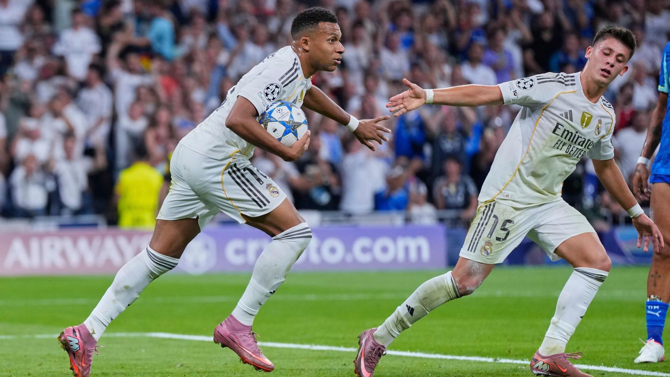 Real siegt trotz Unterzahl dank Mbappé – Dämpfer für Benfica
