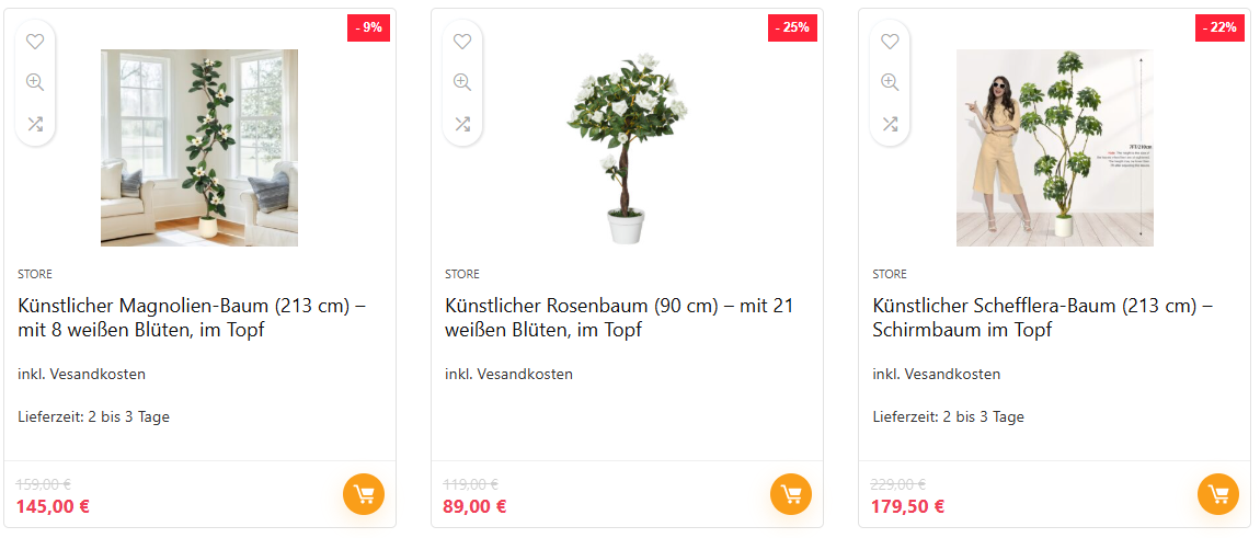Gartenhobby.com - Kunstpflanzen