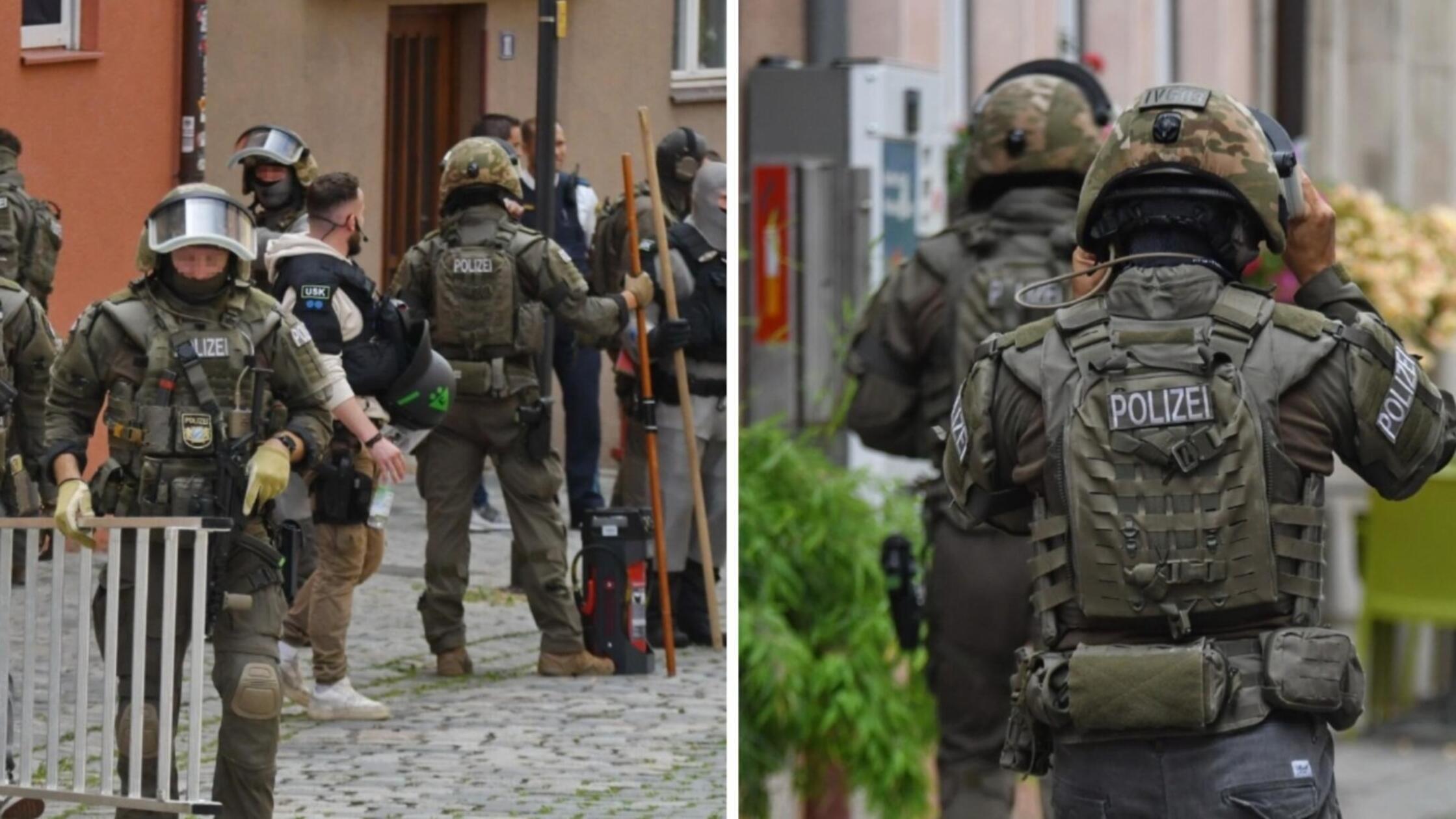 SEK-Einsatz in Erlangen: Gegenstände von Wohnung auf Straße geworfen – Mann rastet komplett aus