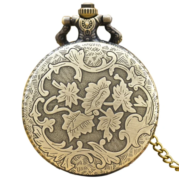 Taschenuhr Paris-Eiffelturm-Motiv-Bronze-Kette – Bild 8