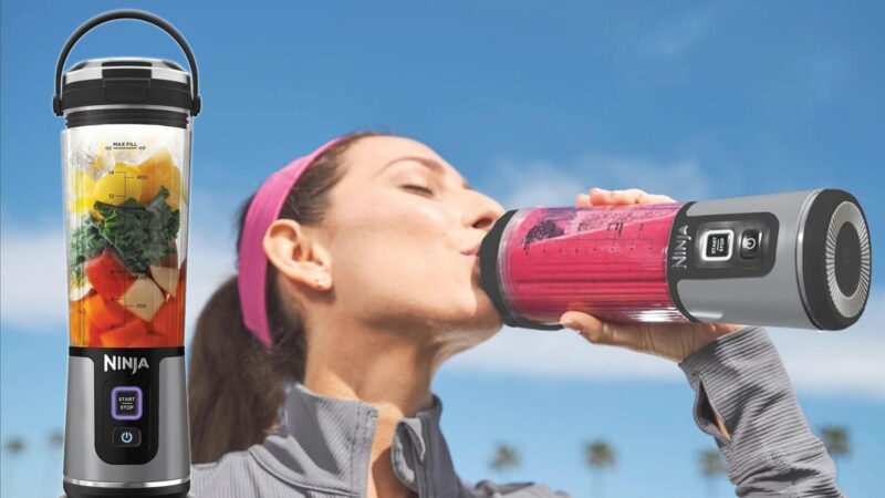 25 % sparen: Überall per Knopfdruck Smoothie & Proteinshake mixen mit tragbarem Mixer von Ninja