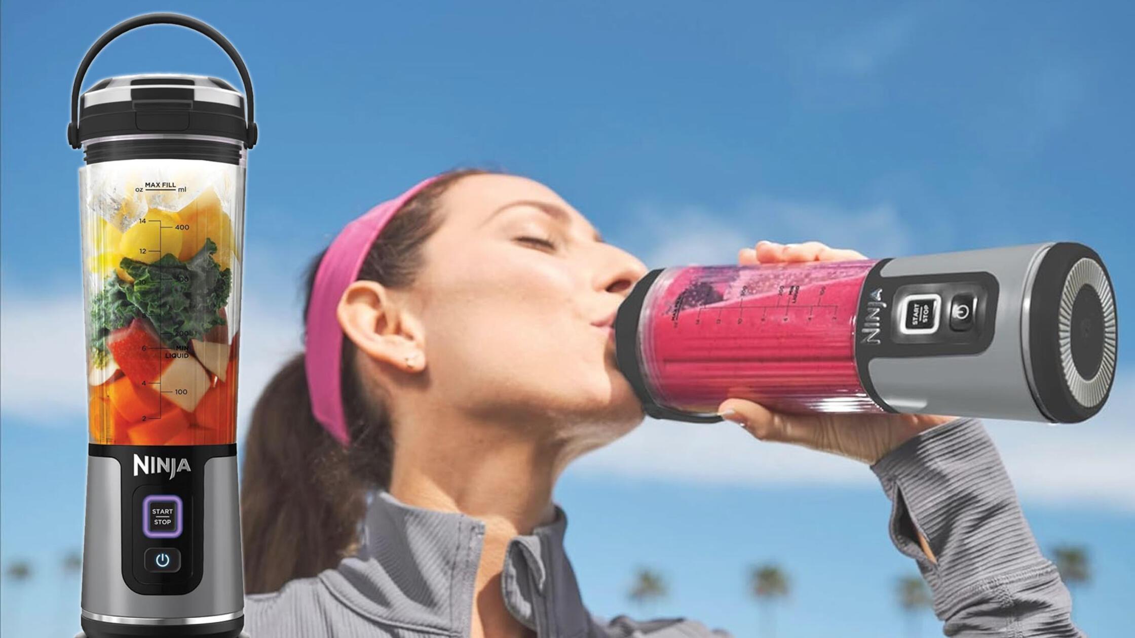 Überall per Knopfdruck Smoothie & Proteinshake mixen: Genialer, tragbarer Mixer von Ninja im Deal