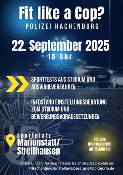 POL-PDMT: Trainiere mit echten Polizisten für den Einstellungstest