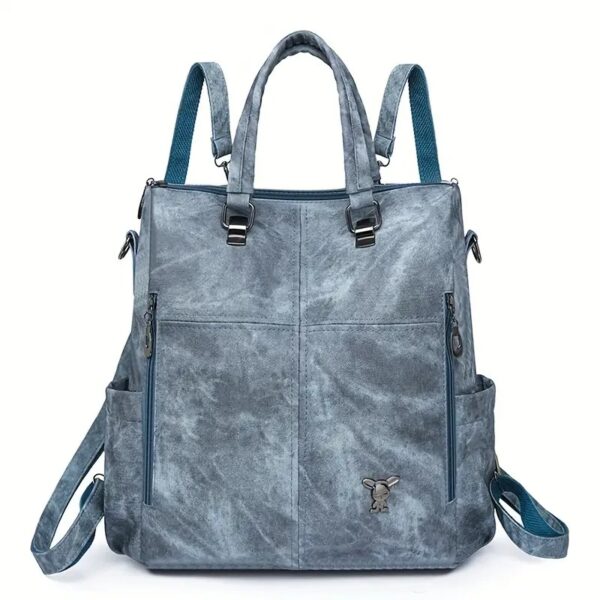 Multifunktionaler Damen-Rucksack im Vintage-Look – Wandelbar als Handtasche – Bild 14