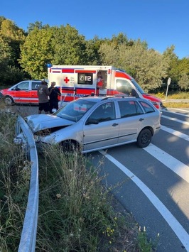 API-TH: Pkw verunfallt mit 3,11 Promille und ohne Führerschein auf der Autobahn 4