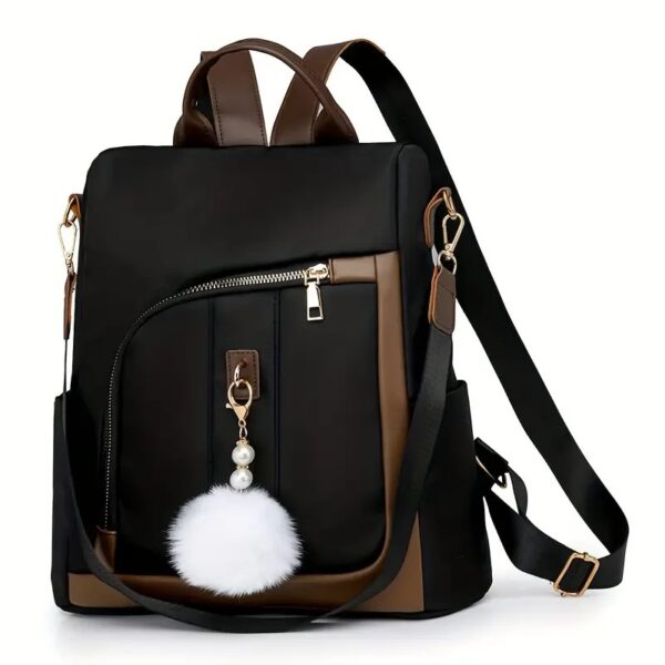 Moderner Damen-Rucksack im Punk-Stil mit Nieten-Details – Bild 3