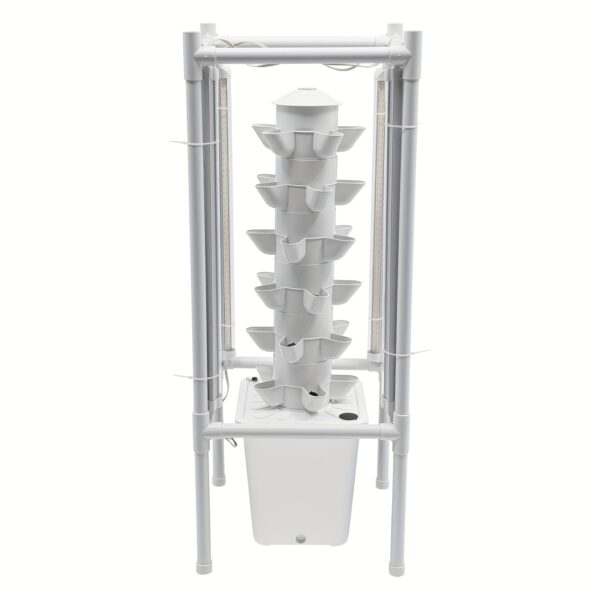 Hydroponischer Pflanzturm mit LED-Wachstumslampen – Komplett-Set für 30 Pflanzen – Bild 11