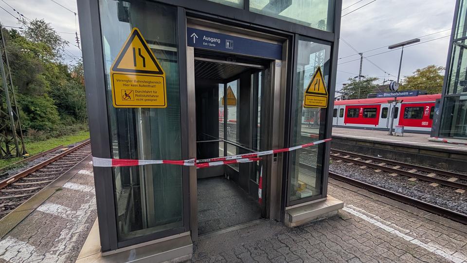 „Elektroschrott“: Seit 20 Jahren versagen die Aufzüge am Bahnhof Bischofsheim
