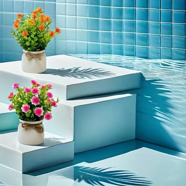 6er-Set Künstliche Mini-Pflanzen im Topf – Lebensechte Deko-Blumen – Bild 9