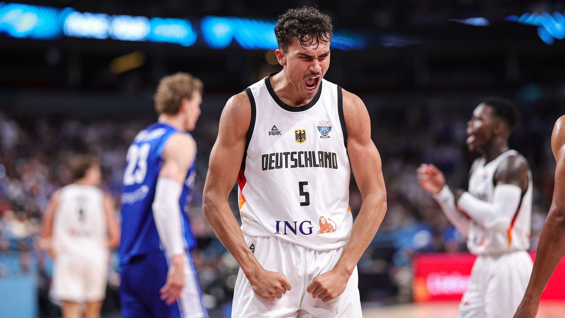 Sieg im Halbfinale: Deutsche Basketballer greifen nach EM-Titel