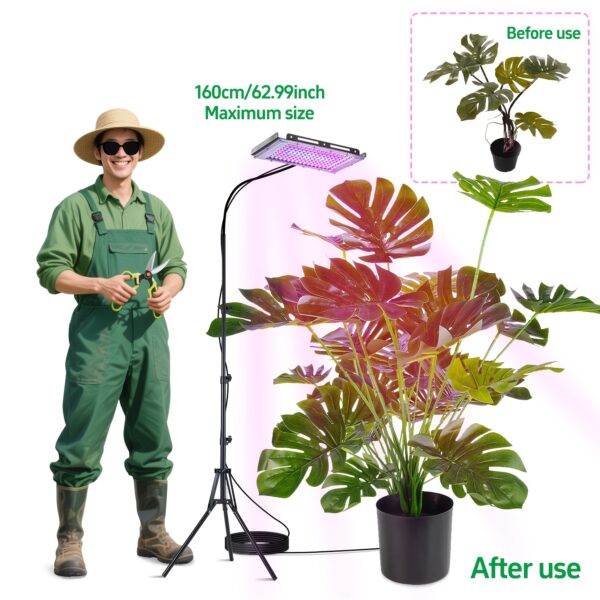 LED Pflanzenlampe mit Stativ – Bild 9