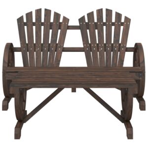Gartenmöbel-Set-Holz-Adirondack-Stil-mit-Wagenrädern
