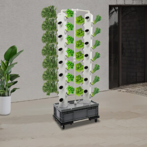 Großes Hydroponik-System für 56 Pflanzen – Komplett-Set inkl. Dünger & Anzuchtwürfel