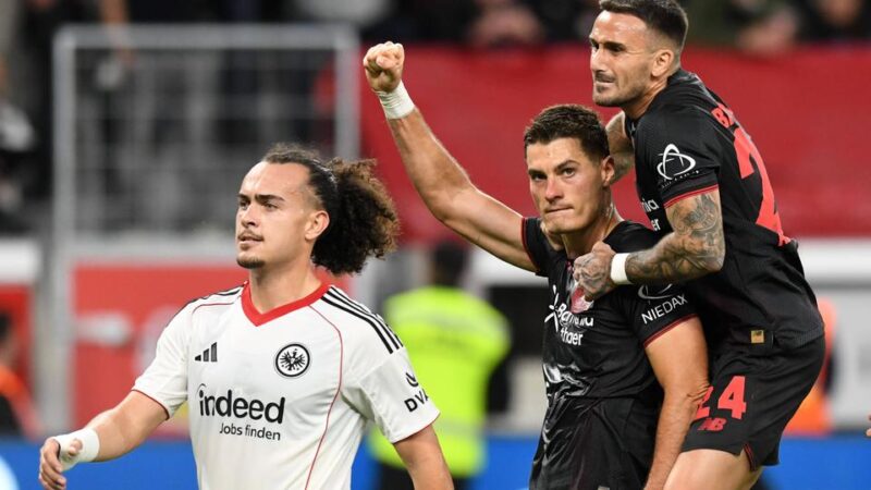 Niederlage in Leverkusen: Zwei-Gesichter-Eintracht mit erstem Dämpfer